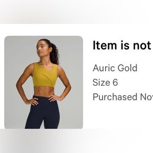 Asymmetrical Lulemon Yoga Bra